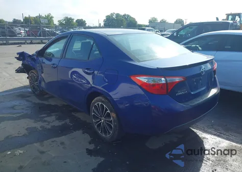 2015 Toyota Corolla S Plus из США, поврежденный, VIN 2T1BURHEXFC466812